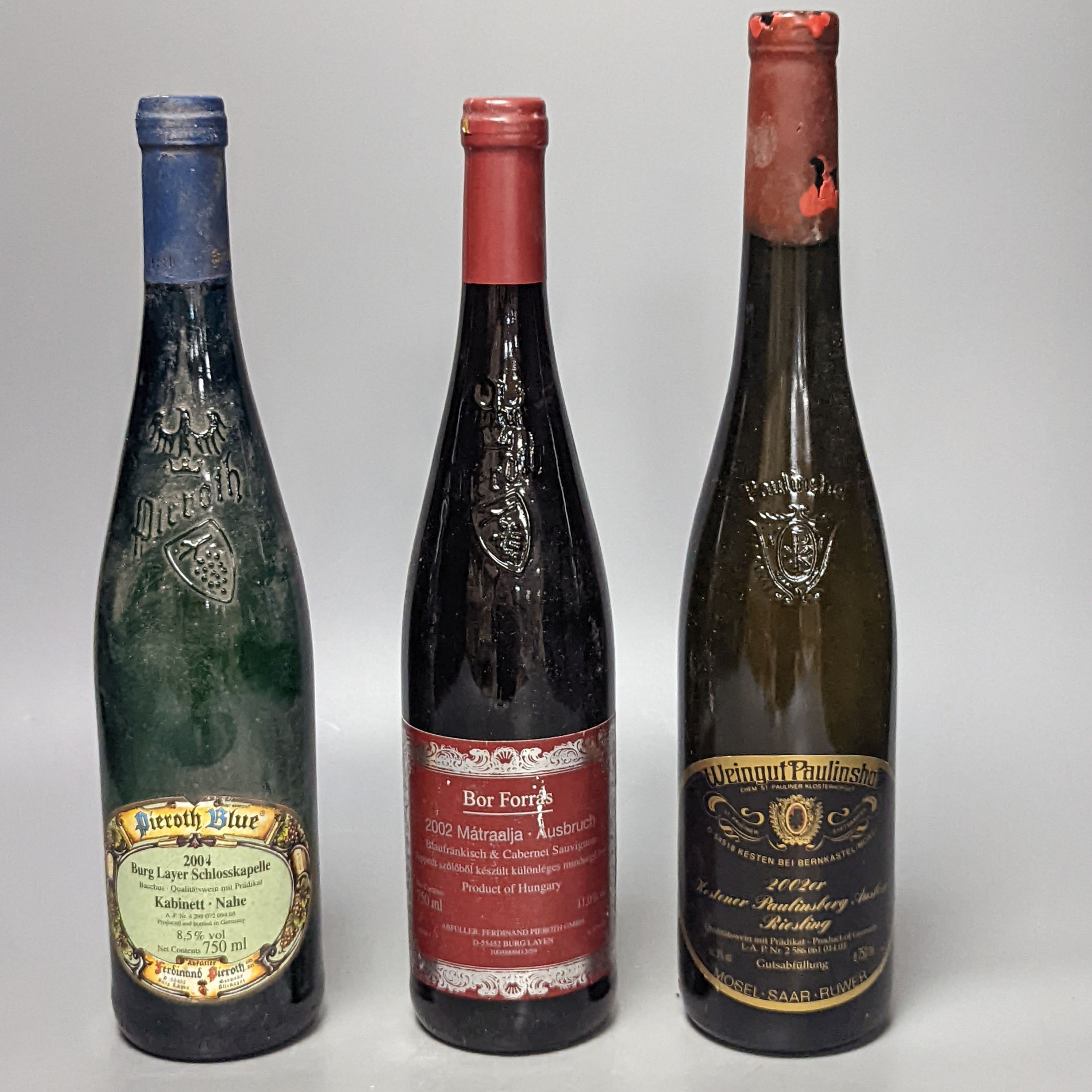Assorted German wines, 24 bottles
